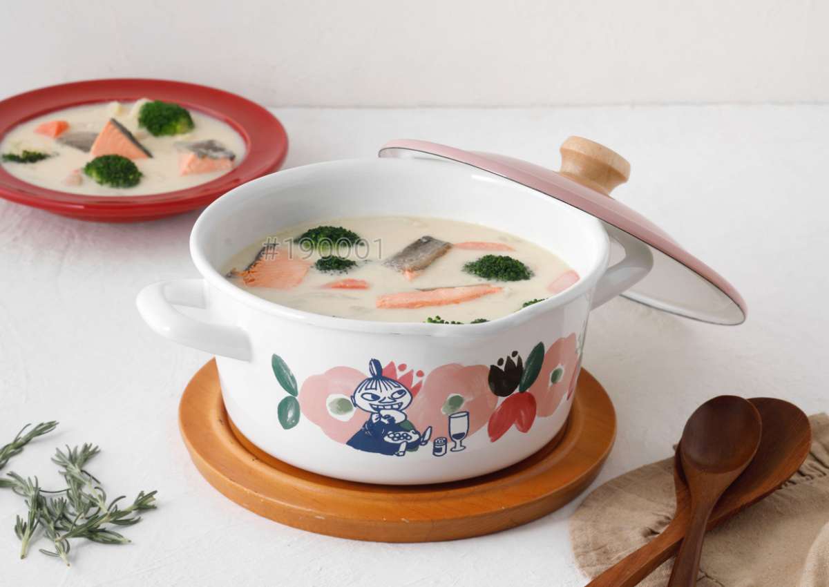 Honey Ware キャセロール 20cm IH対応 ムーミンフラワーガーデン 富士