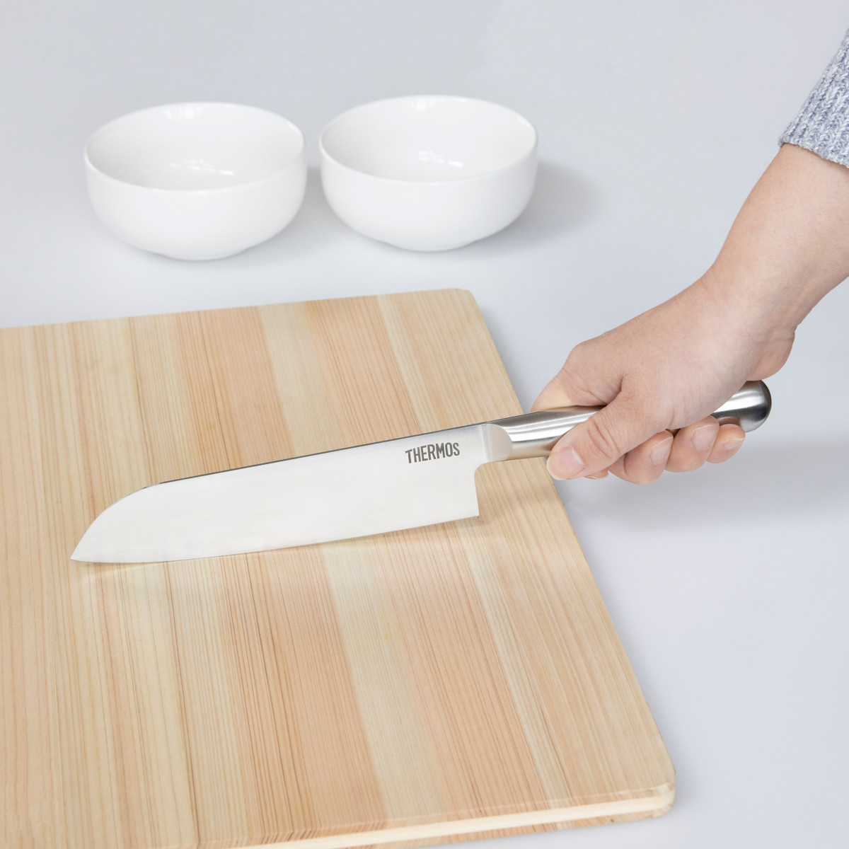 THERMOS（サーモス） 三徳包丁16.5cm ファインエッジ オールステンレス