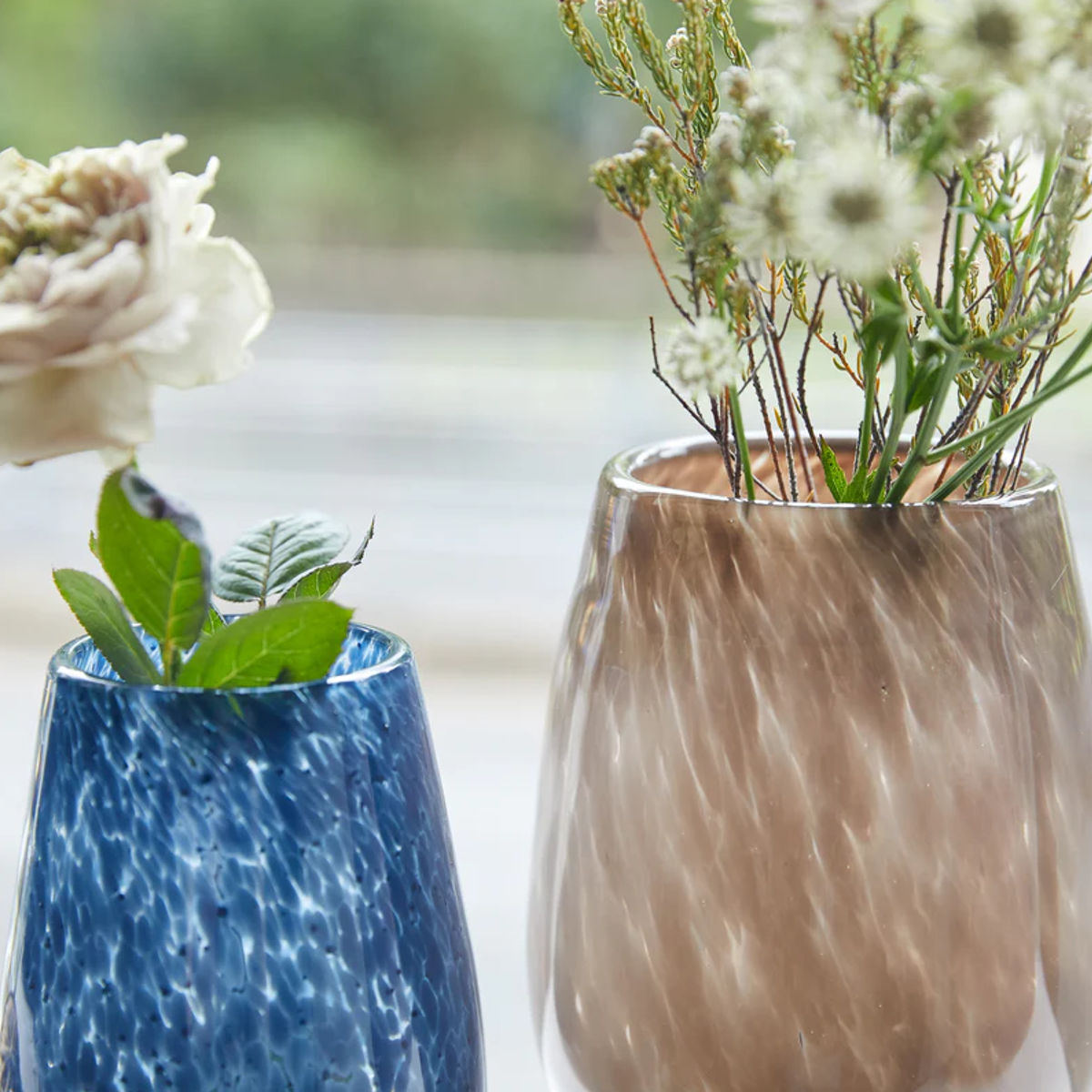 Clay（クレイ） 花瓶 souffle スフレ 直径9.5×高さ14cm フラワーベース