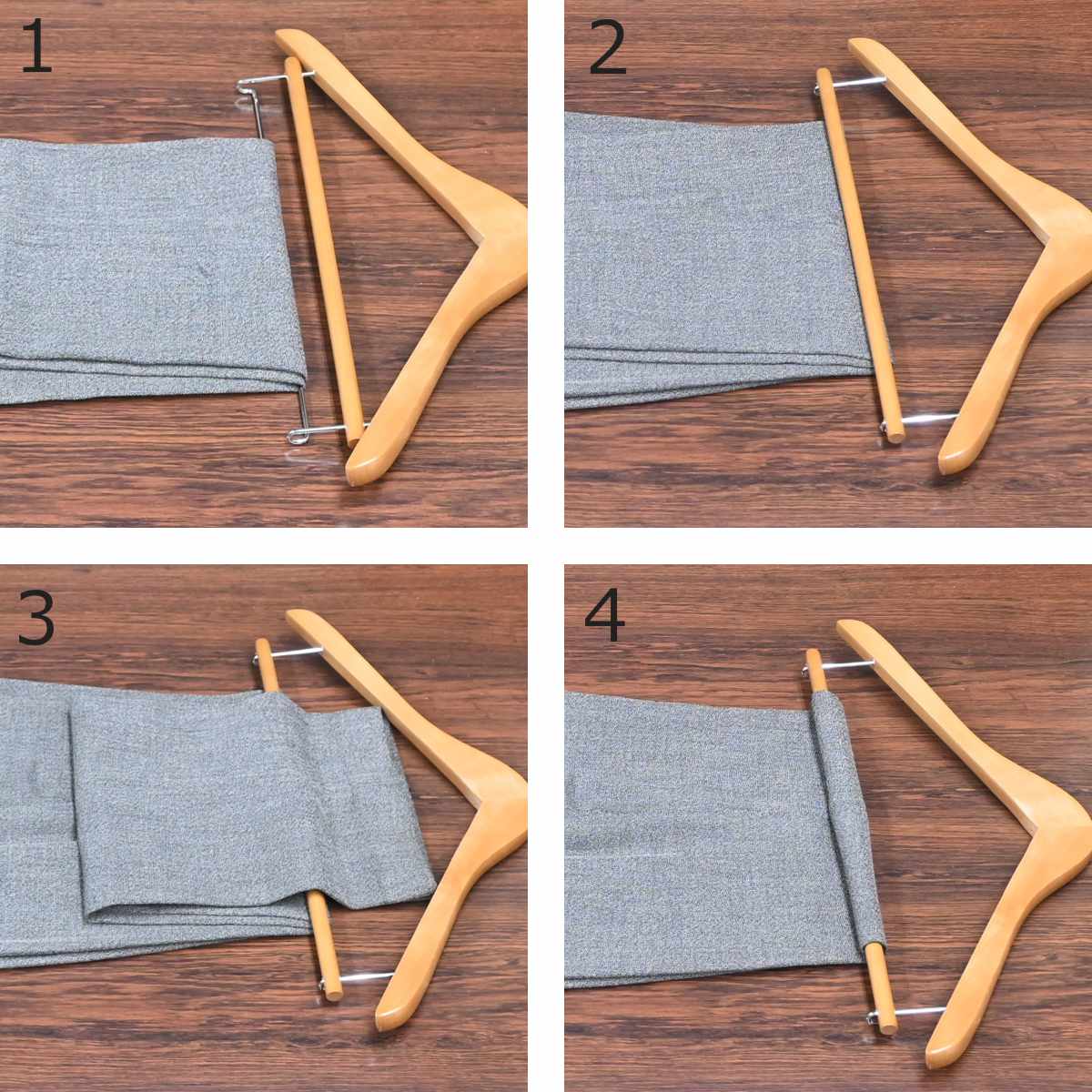 サワフジ ハンガー 木製ハンガー 5本組 （ スーツハンガー 木製 5本