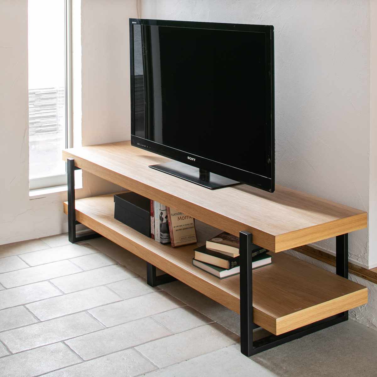 テレビ台 幅180cm シンプル 天然木 （ TV台 テレビボード AVラック