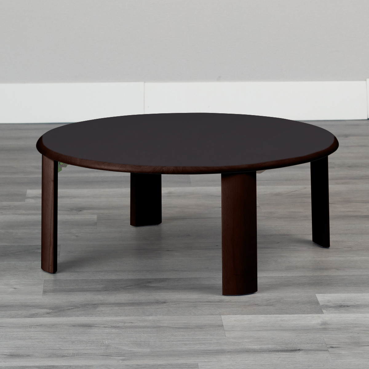 ローテーブル 円型 座卓 折りたたみ 直径80cm バーグ2 （ リビング