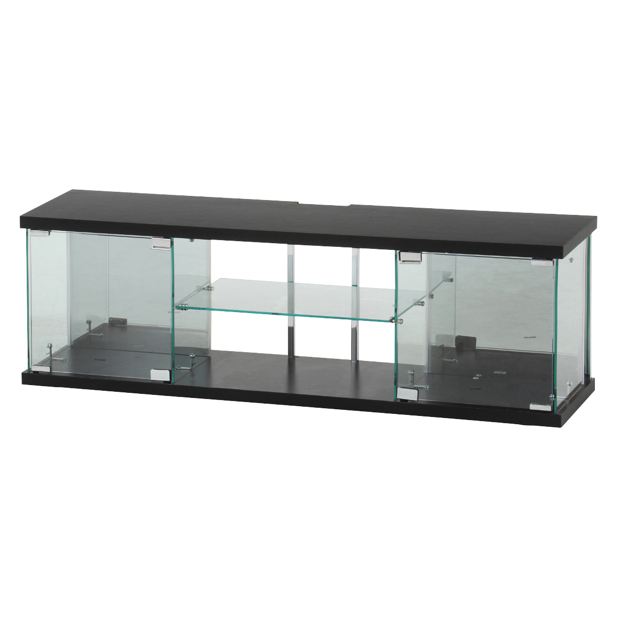 不二貿易（Fuji Boeki） テレビ台 幅110cm ガラスコレクションケース