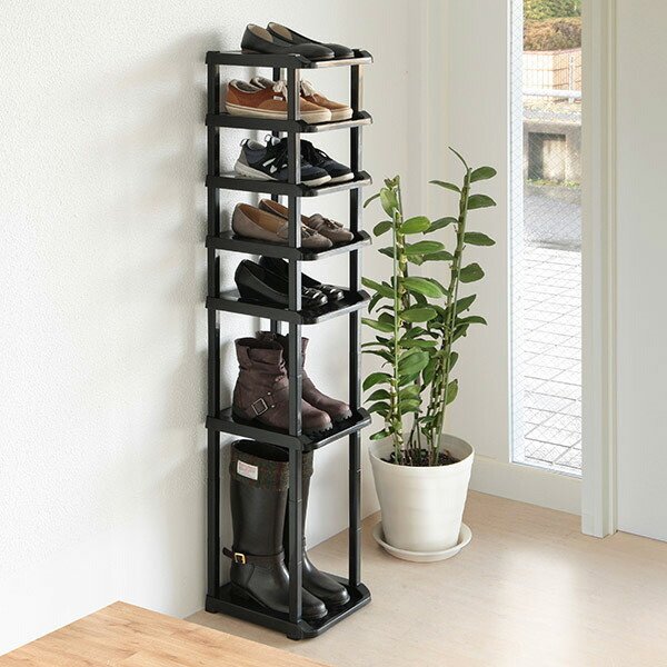 シューズラック 10段 省スペース 棚 玄関収納 大容量 スリム （ 靴
