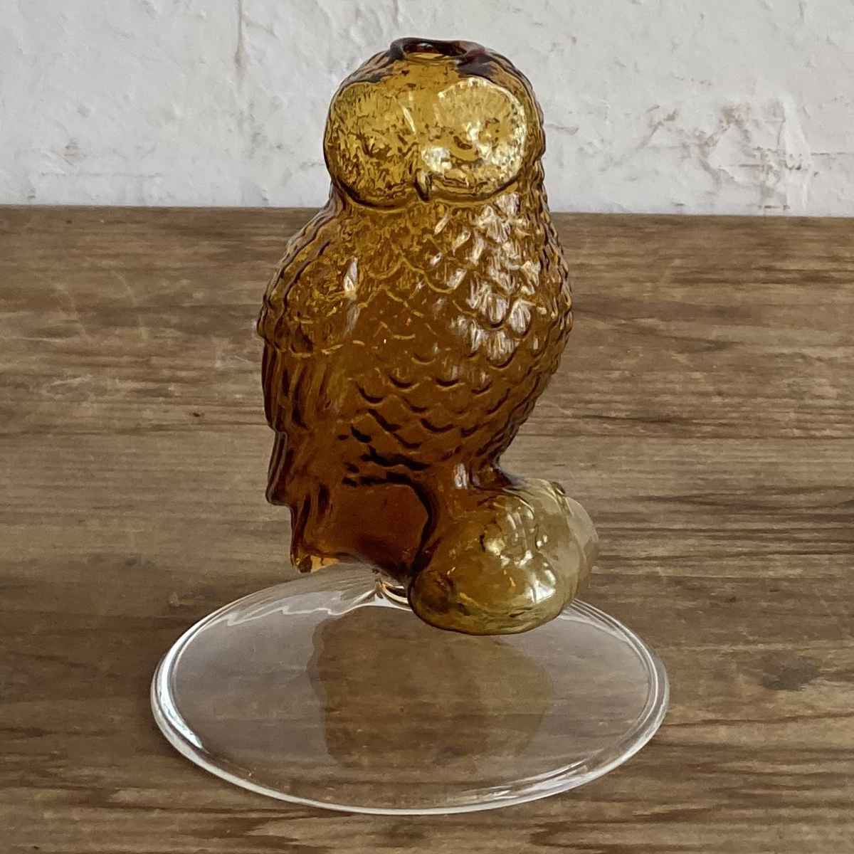 花瓶 ガラス フクロウベース （ 花ビン 花びん 花器 フラワーベース