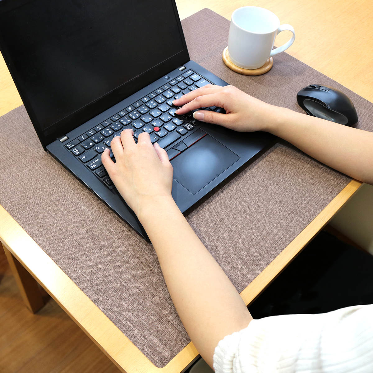 デスクマット さらさらデスクマット 45cm×58cm （ マット テーブル