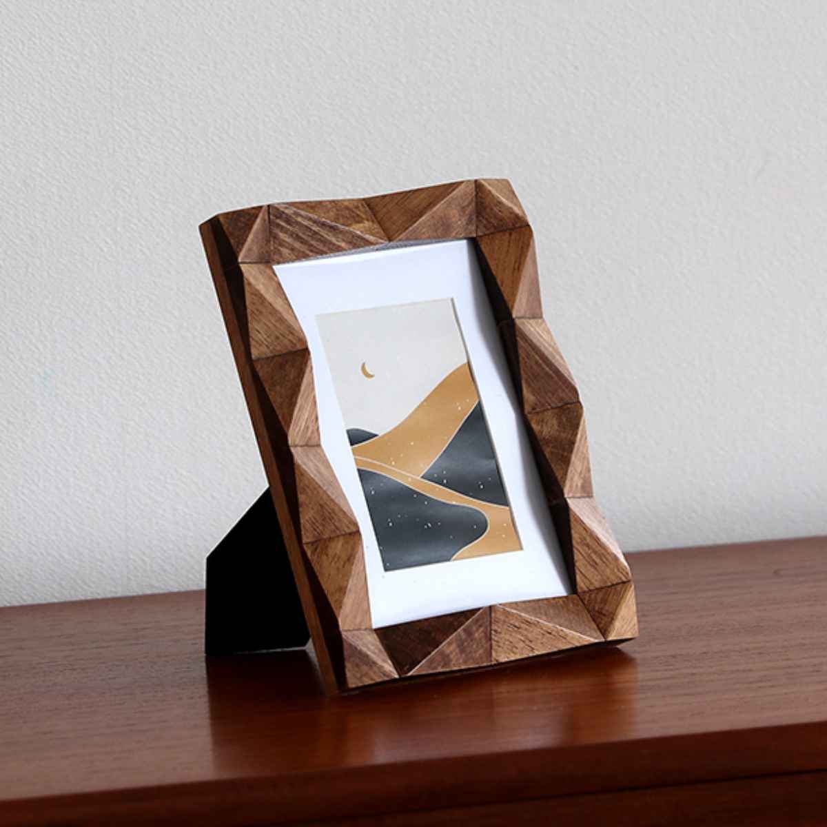 magnet フォトフレーム SWE-03 2L判 スタンド 壁掛け 木製 （ フォト