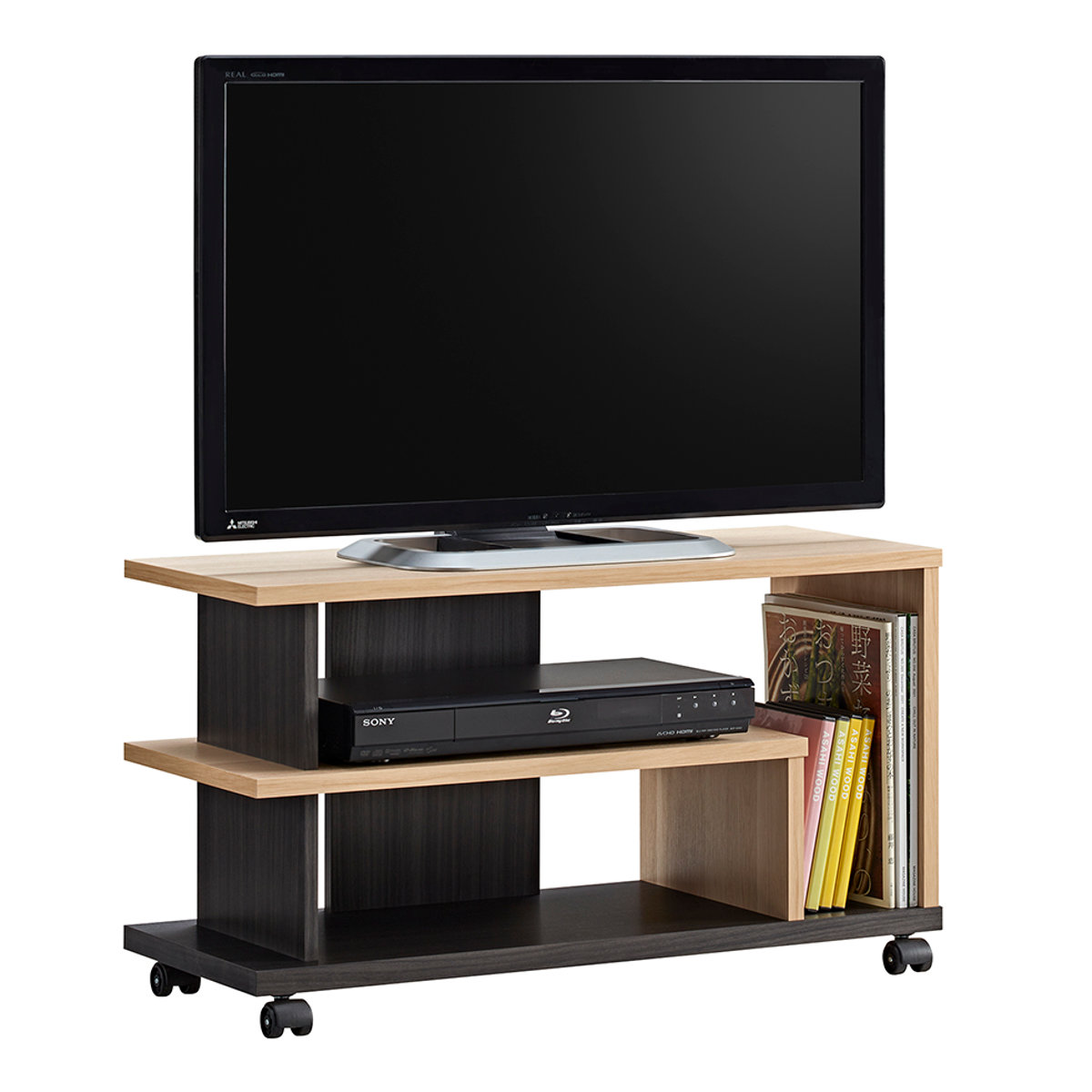 朝日木材加工 テレビ台 ローボード オープンスタイル 32V型対応 幅74cm