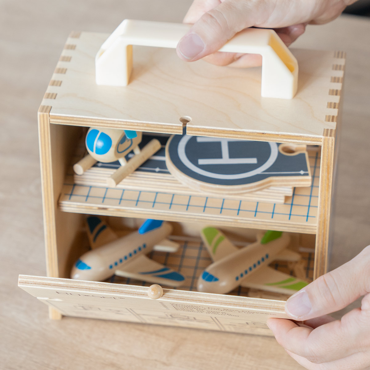 おもちゃ ウッドボックス 飛行機 木製 （ 木製おもちゃ 木のおもちゃ