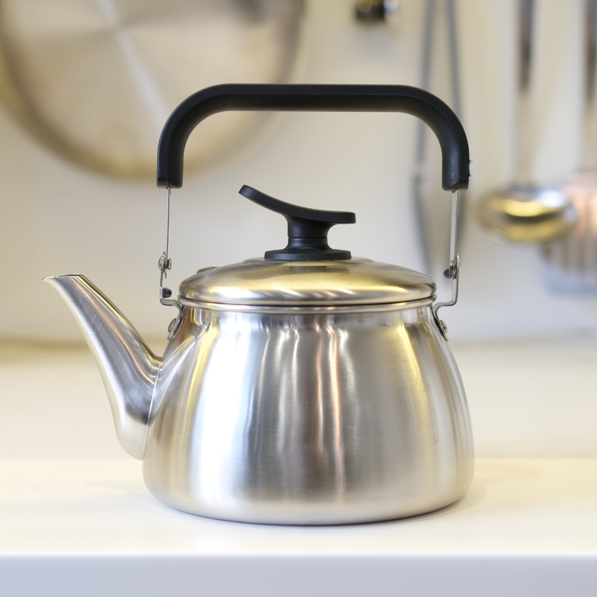 パール金属 広口ケトル 1.6L チーノ ステンレス製 （ IH対応 ガス火