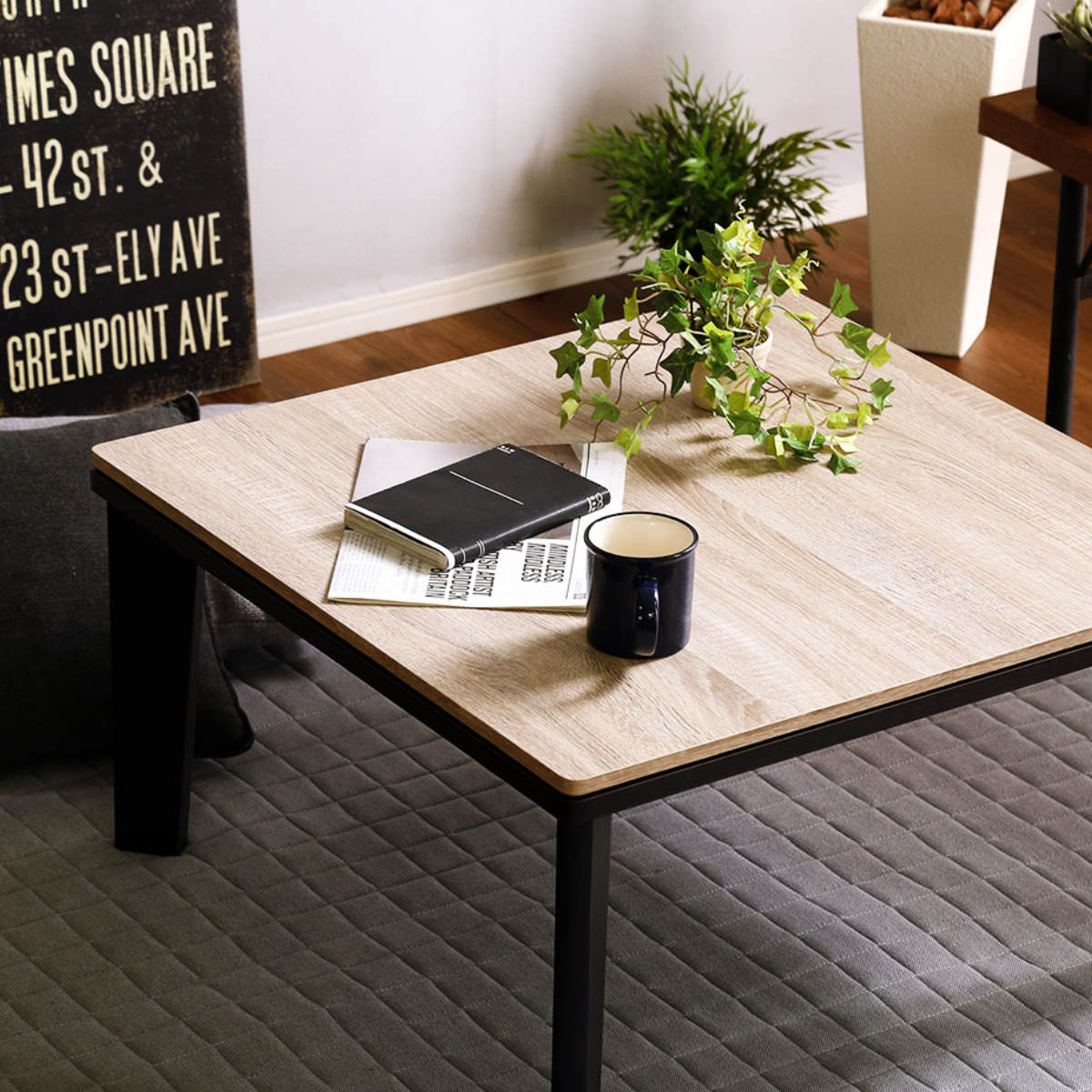 美品 こたつ taste ホームテイスト ヴィンテージナチュラル Amazon.co