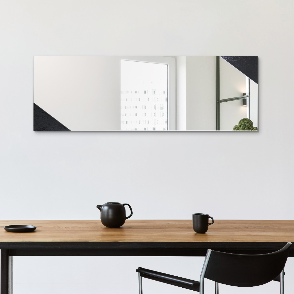 塩川光明堂 ミラー 壁掛け ウォールミラー イージス 40×120cm （ 鏡