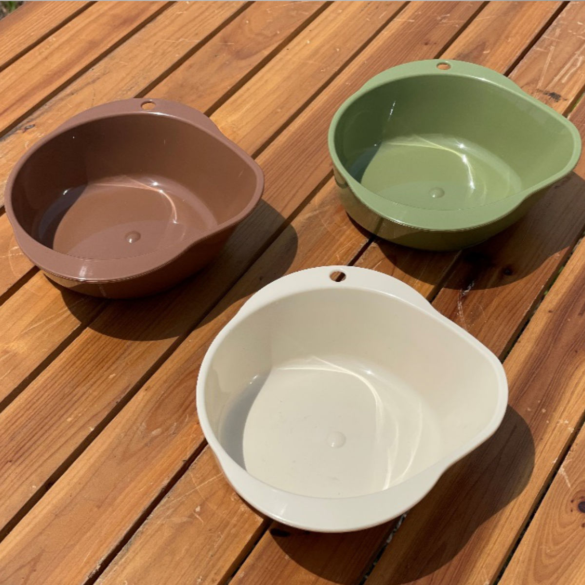 アウトドア食器 3個入 マウスカップ （ 約 15cm 皿 深皿 プレート お皿