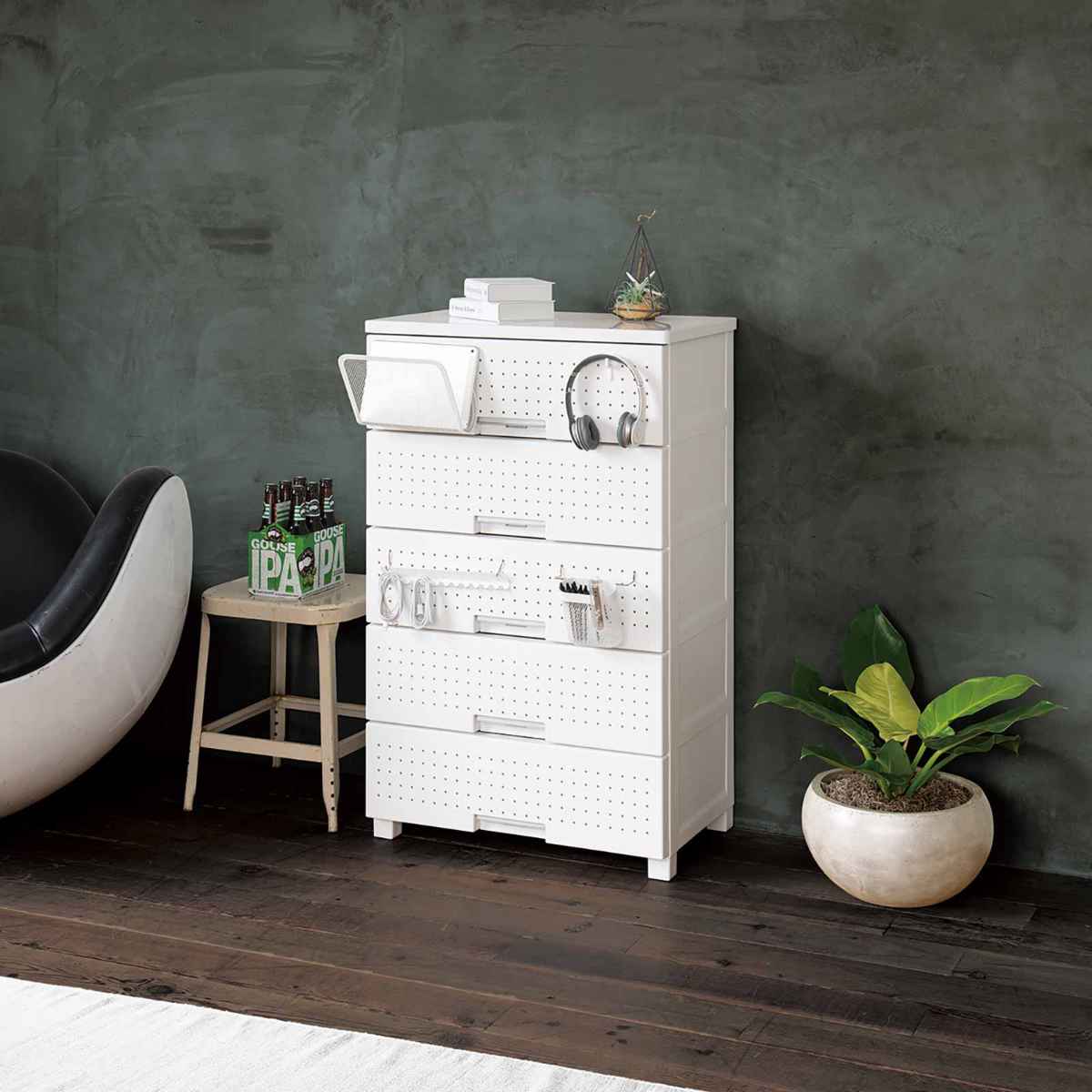 Fits チェスト フィッツプラス デコ 5段 幅65×奥行41×高さ105cm