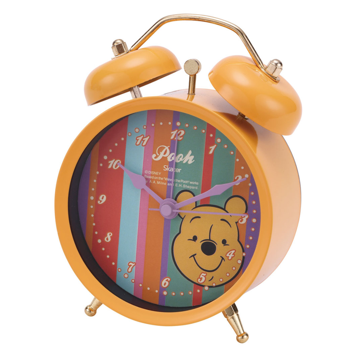 スケーター 置き時計 目覚まし レトロ ディズニー （ ヒューイ