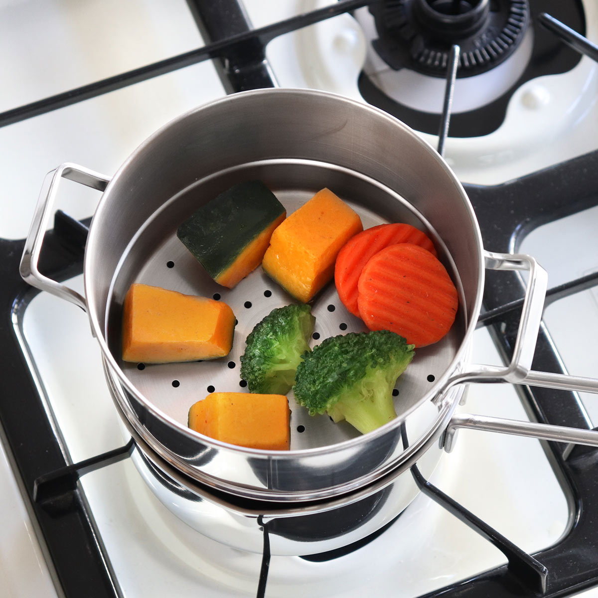 工房アイザワ ミニスチーマー 14cm （ aizawa ステンレス ガス火専用