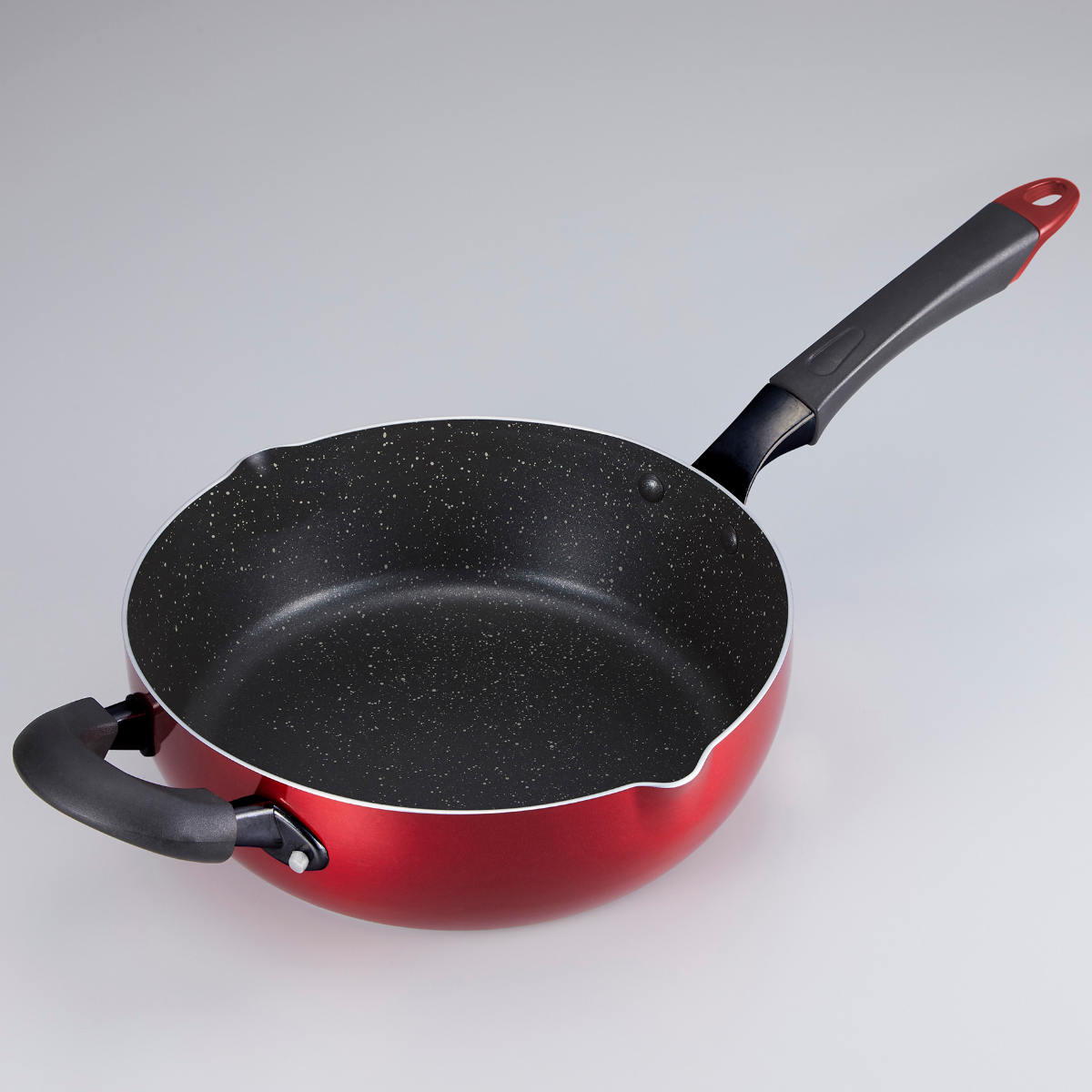 竹原製缶 深型フライパン 26cm IH対応 深型 グッドフル 持ち手付き