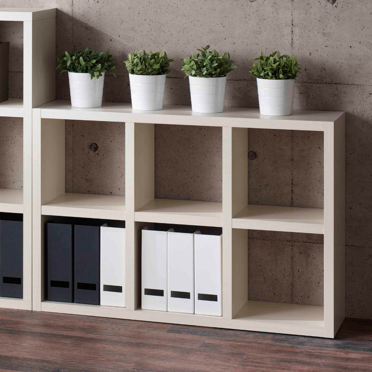 フナモコ（FUNAMOCO） 本棚 幅77.7cm 完成品 ブックシェルフ 6マス