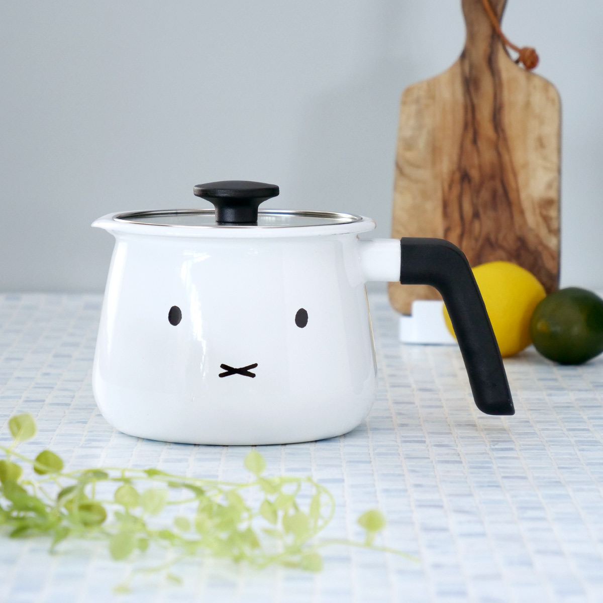 miffyface Series マルチポット 16cm IH対応 富士ホーロー ミッフィー