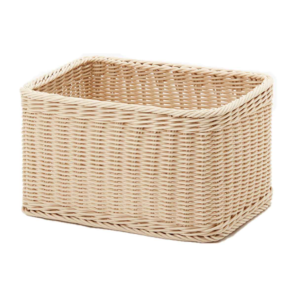 バスケット KLEANE 抗菌 ストレージかご L （ かご 手編み 収納 カゴ