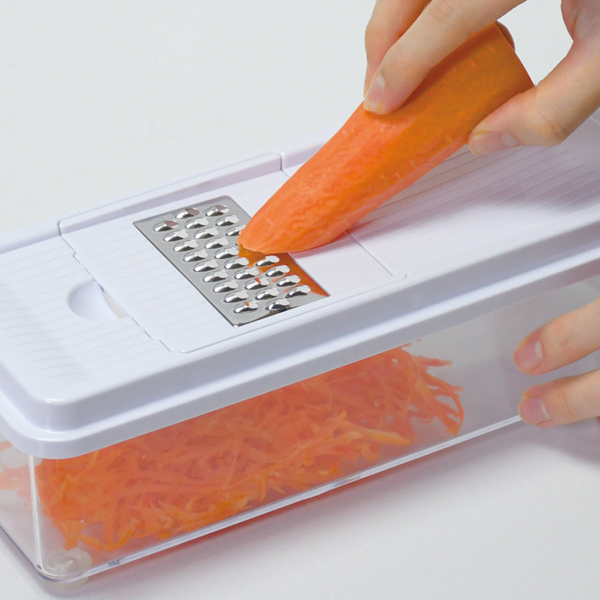 パール金属 野菜調理器セット ワイド Simplice ピーラー付き 容器付き