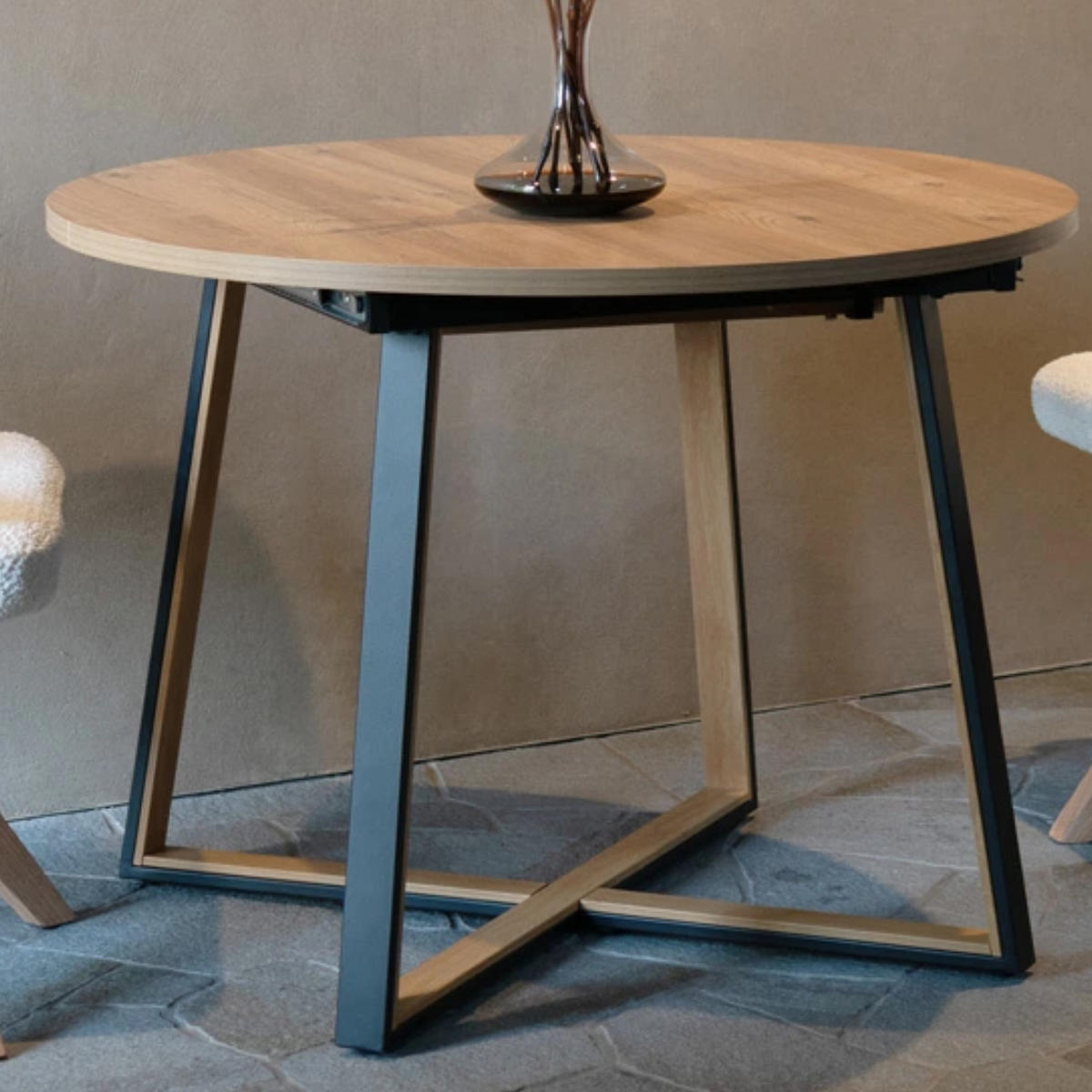 宮武製作所 ダイニングテーブル 幅100〜135cm 伸長式 Roano 木製