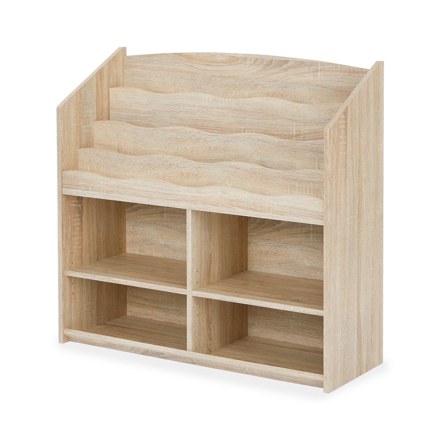 LOWYA（ロウヤ） 絵本棚 絵本ラック 本棚 おもちゃ 収納 おもちゃ箱