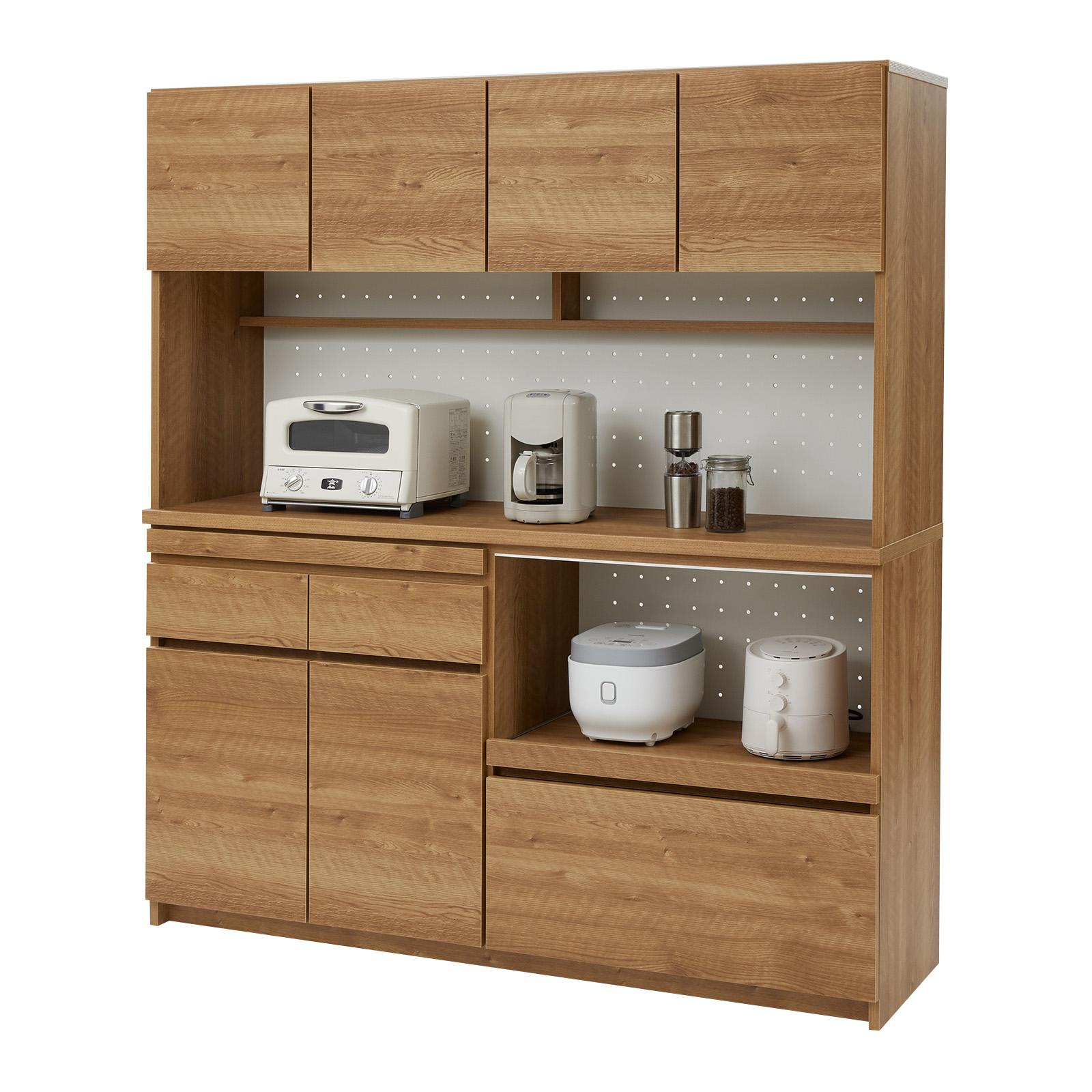 LOWYA（ロウヤ） 食器棚 キッチン収納 完成品 キッチンキャビネット