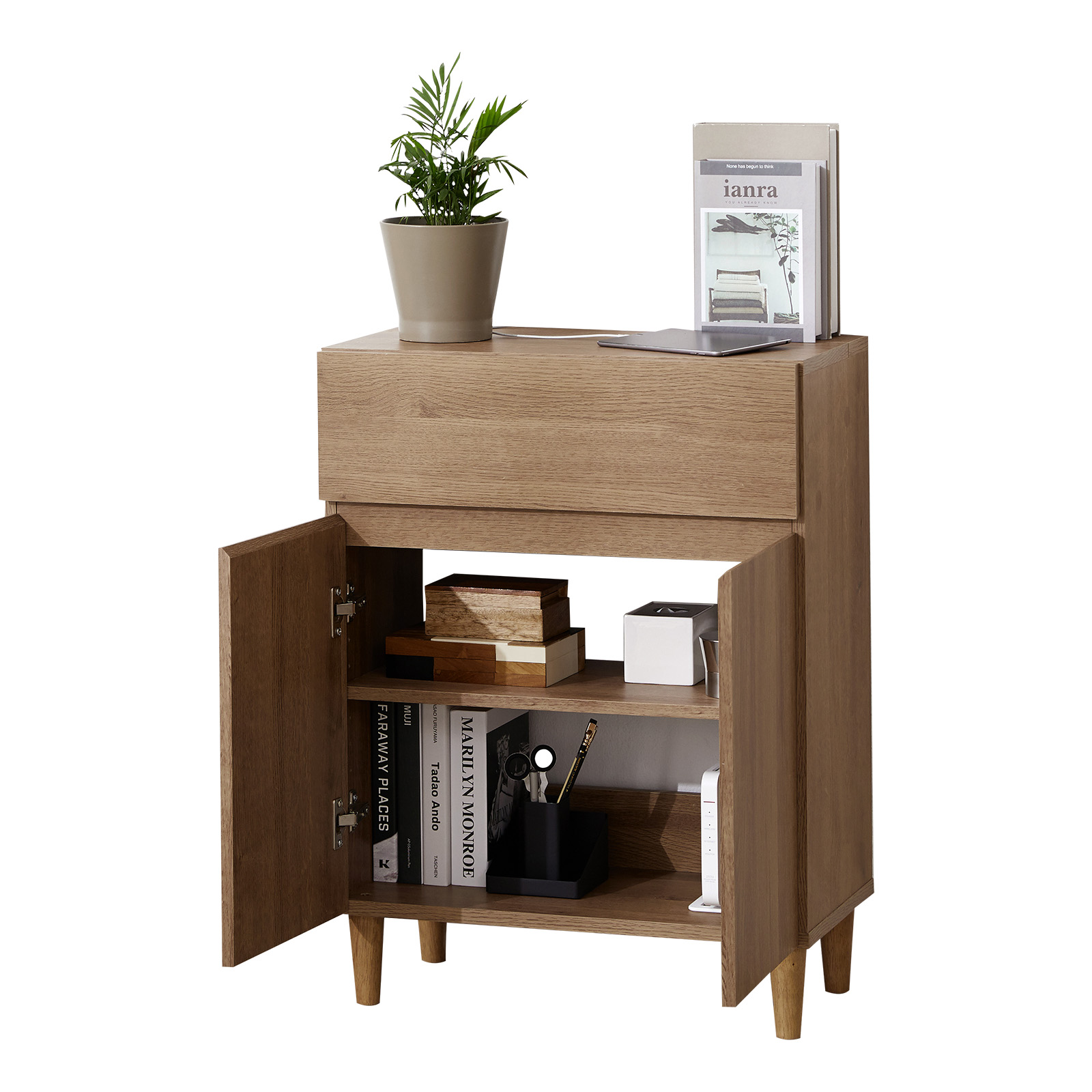 LOWYA（ロウヤ） キャビネット おしゃれ サイドボード チェスト 収納