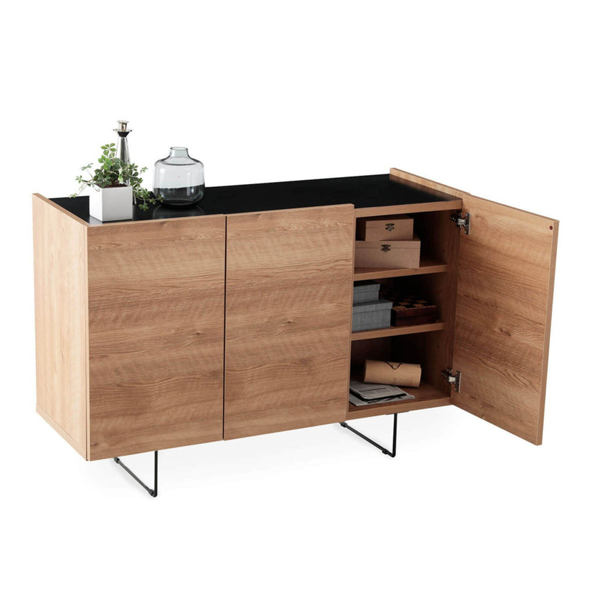 LOWYA（ロウヤ） サイドボード キャビネット おしゃれ リビングボード