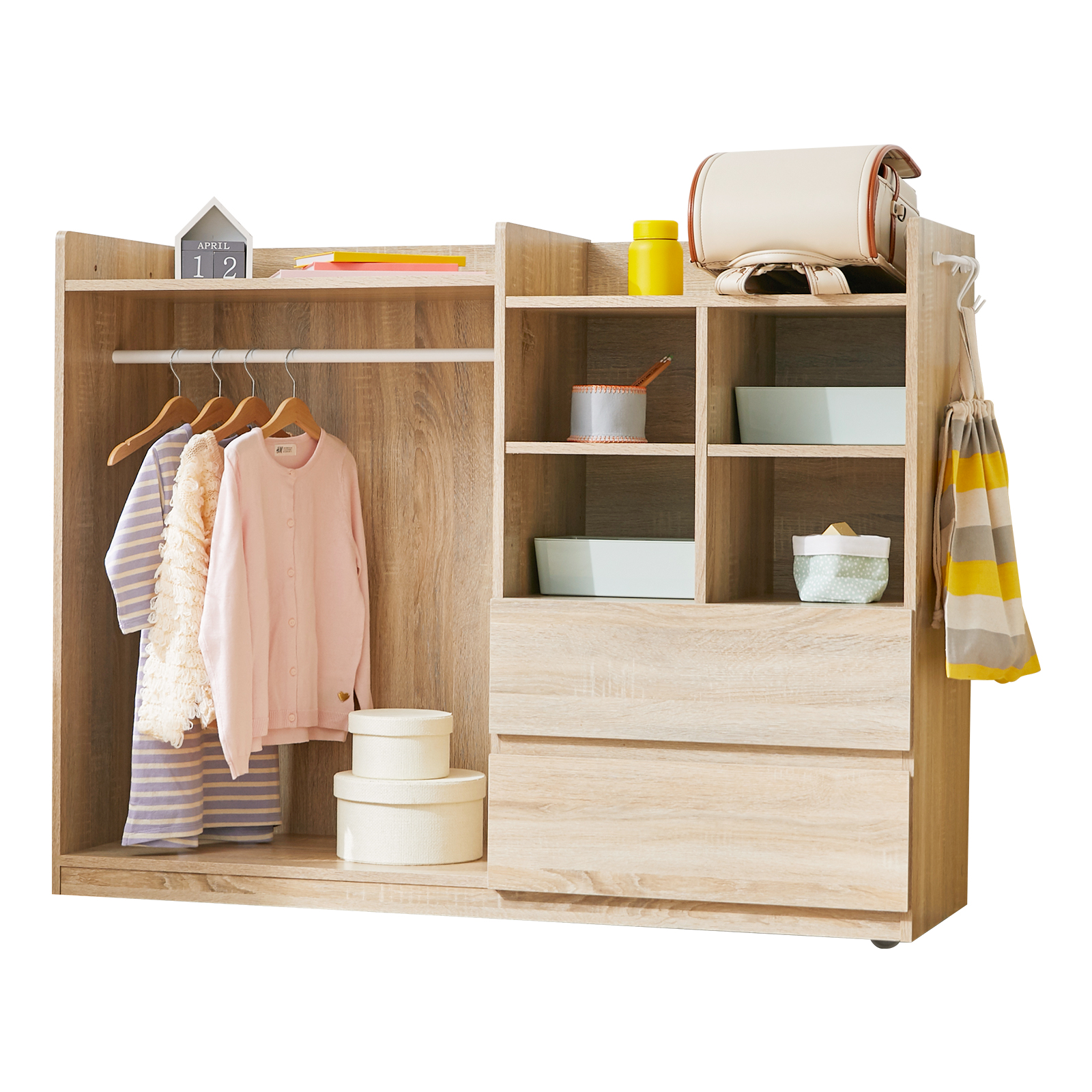 LOWYA（ロウヤ） ランドセルラック 収納 おしゃれ キッズ 子供 ワイド