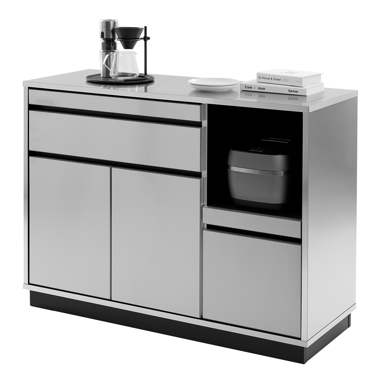 LOWYA（ロウヤ） キッチンカウンター キッチン収納 キッチンボード