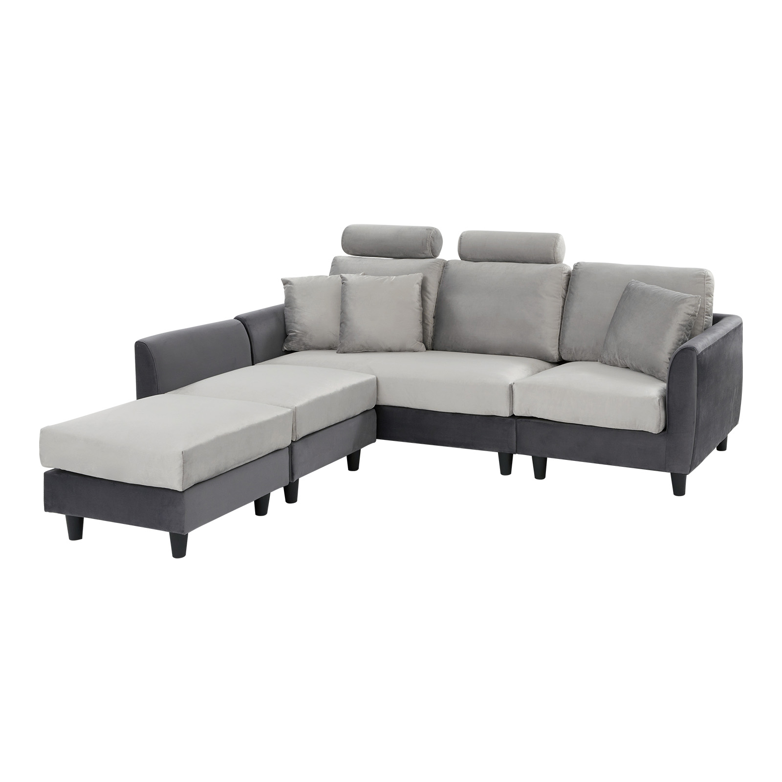 LOWYA（ロウヤ） ソファ 3人掛けソファ カウチソファ コーナーソファ