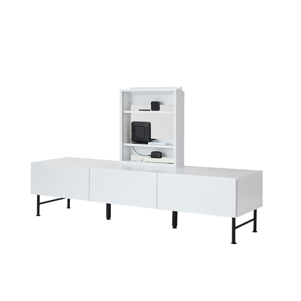 LOWYA（ロウヤ） テレビ台 テレビボード 150cm 収納棚 タップ収納 収納