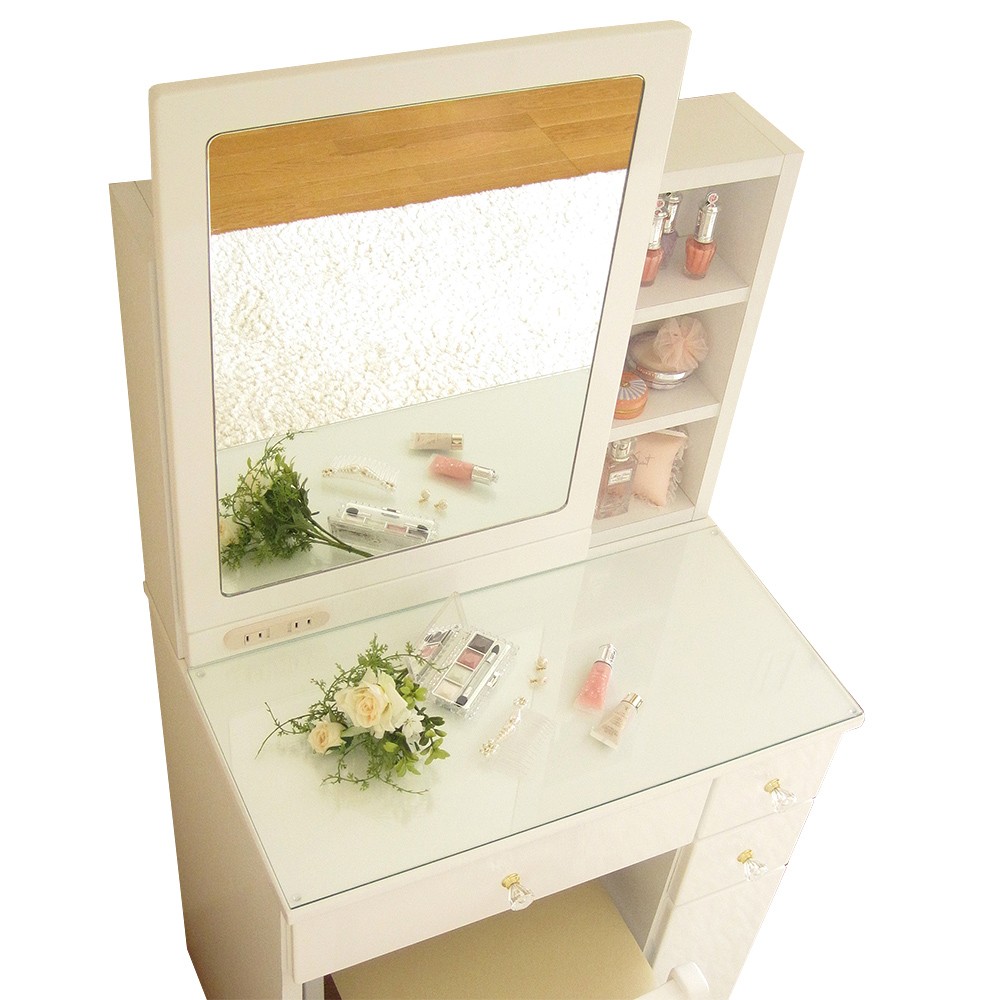 ドレッサー おしゃれ 安い コンパクト 白 ピンク ブルー パープル