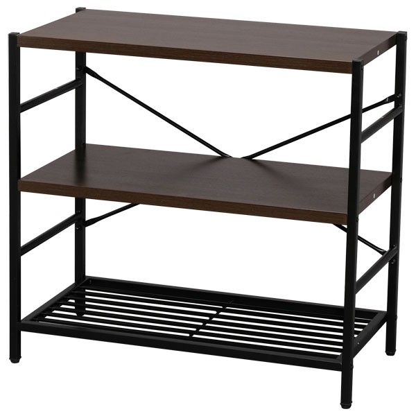 棚 本棚 アイアンフレーム デスクサイド キッチンラック おしゃれ 部屋