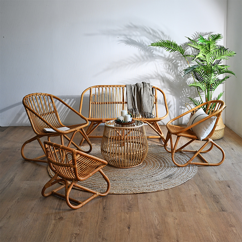 ラタンチェア おしゃれ 椅子 籐 パーソナルチェア 北欧 アジアン