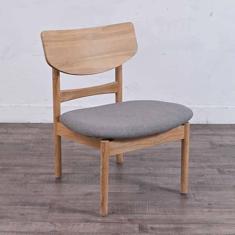 アジアン家具 ダイニングチェア ローチェア チーク無垢材 C320XPK 爆買