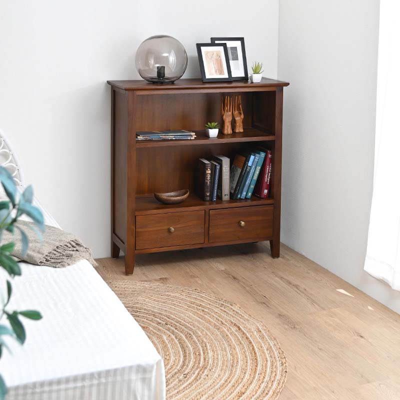 アジアン家具 棚 ラック サイドボード 収納 キャビネット チーク 無垢