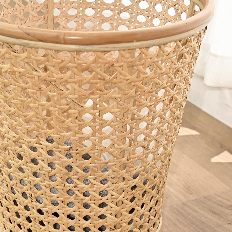 ランドリーバスケット 収納 洗濯かご ボックス バック 籐家具 GK558ND