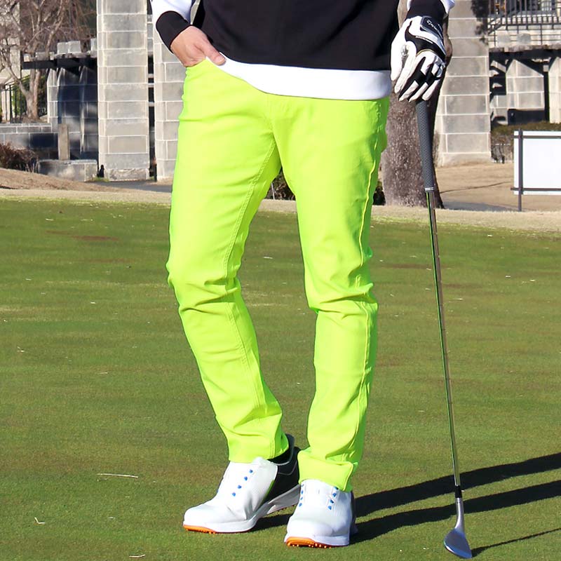 ゴルフパンツ メンズ ゴルフウェア チノパン 360度 パワーストレッチ