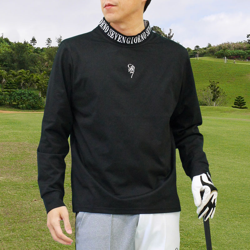 ゴルフウェア メンズ モックネックシャツ GIORNO SEVEN ジョルノセブン