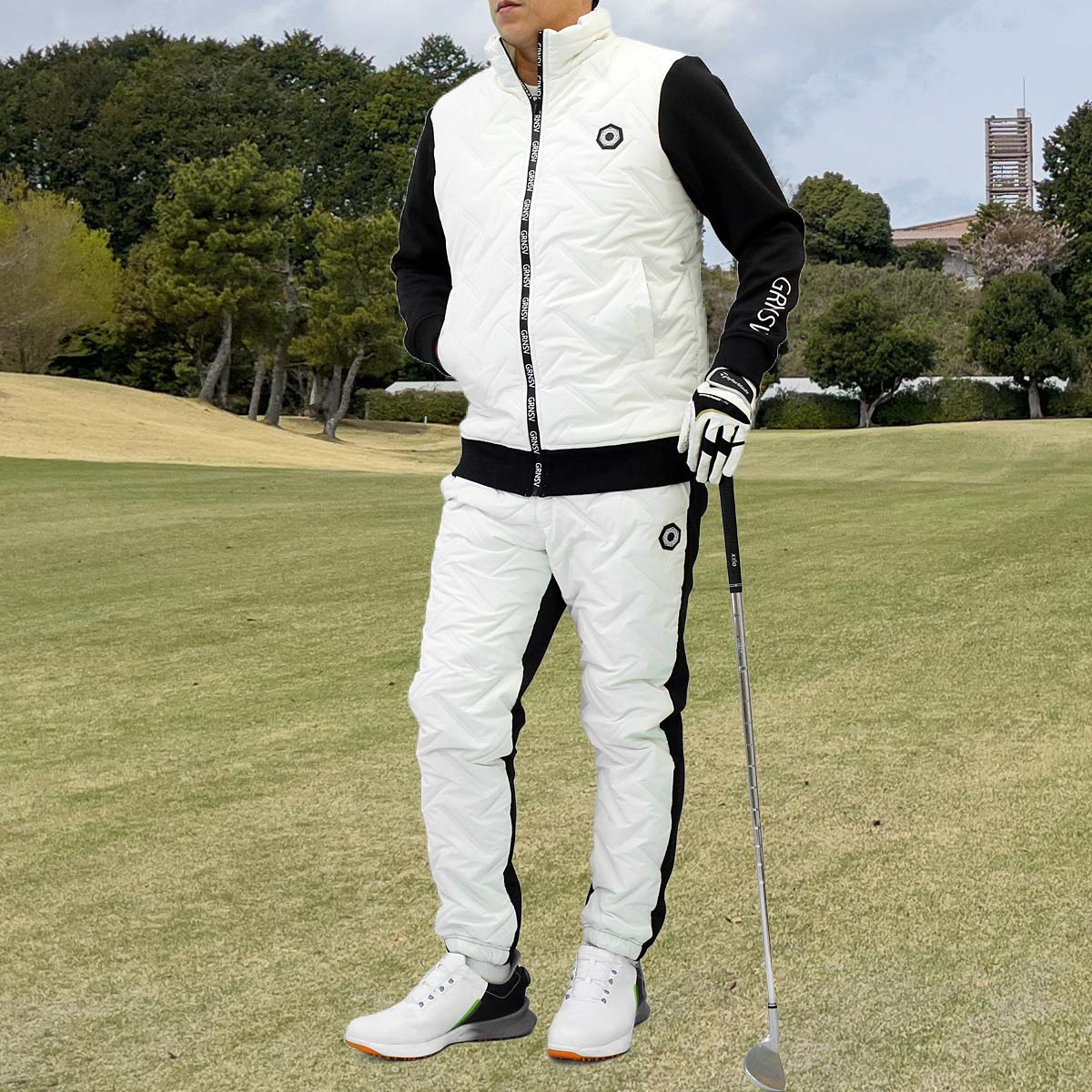 ゴルフ 中綿上下セットアップ メンズ ゴルフウェア GIORNO SEVEN