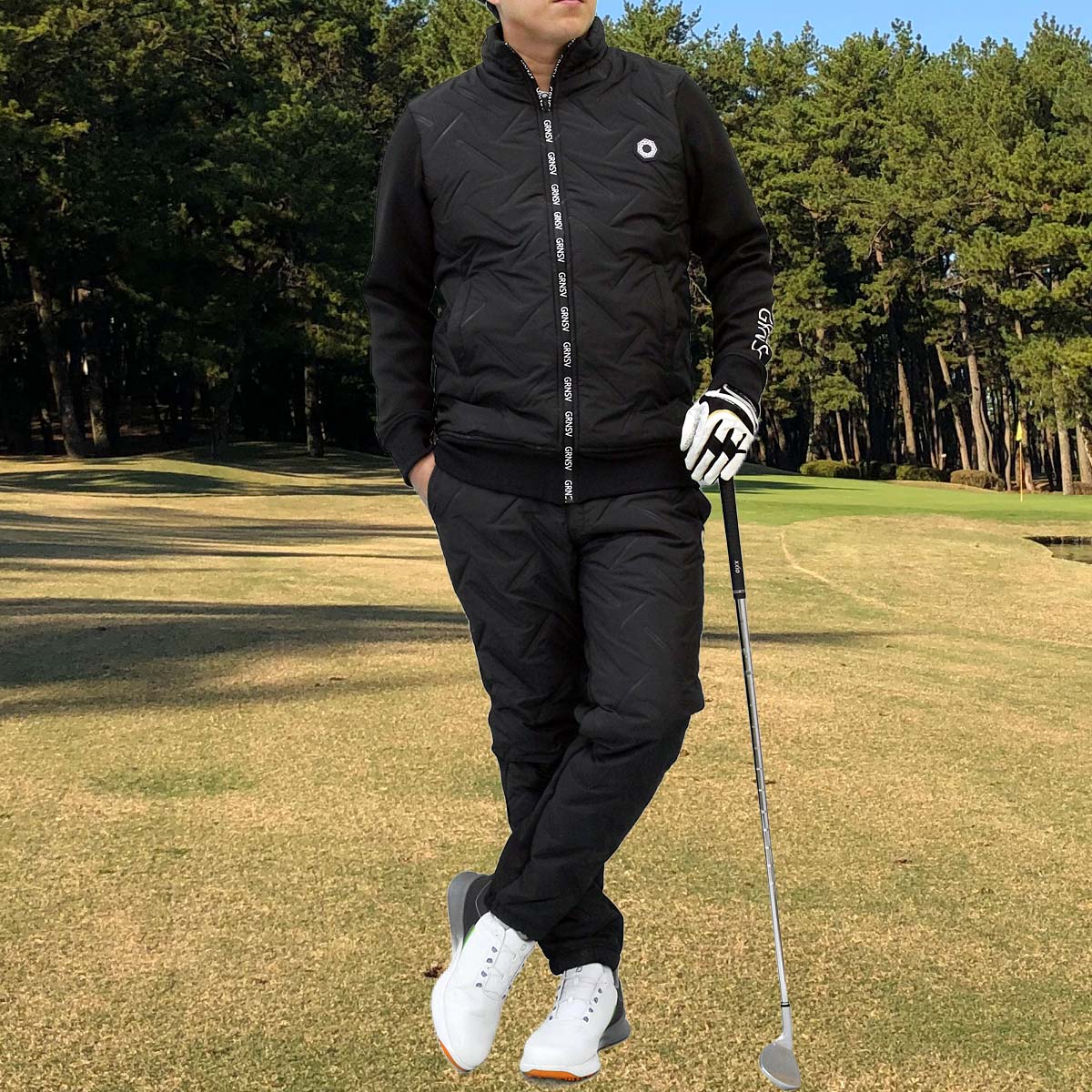 ゴルフ 中綿上下セットアップ メンズ ゴルフウェア GIORNO SEVEN