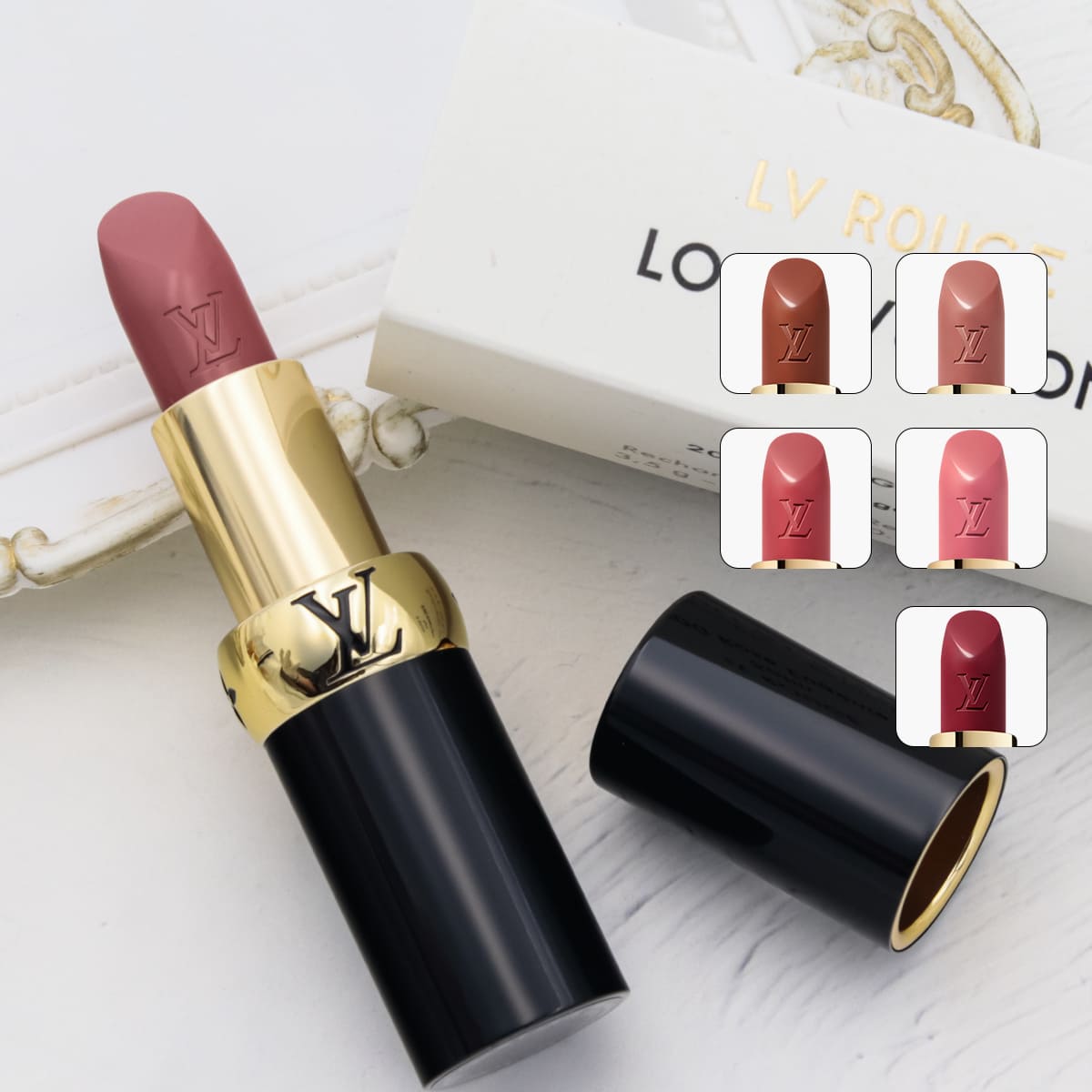 LOUIS VUITTON ルイ・ヴィトン リップスティック LV ルージュ サテン