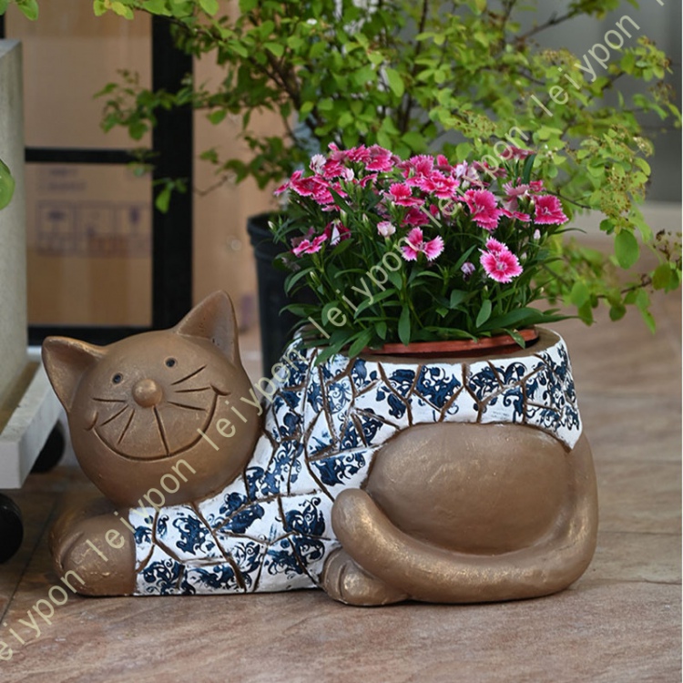 ガーデニング 置物 動物 オーナメント オブジェ 庭 ガーデン 雑貨 防水