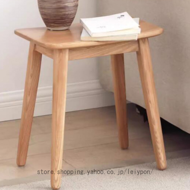 木製 スツール 踏み台 ミニテーブル 小さい 万能台 腰掛け 天然木 無垢