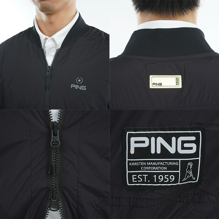 PING（ピン） アパレル 長袖 フルジップブルゾン バリアンテック裏