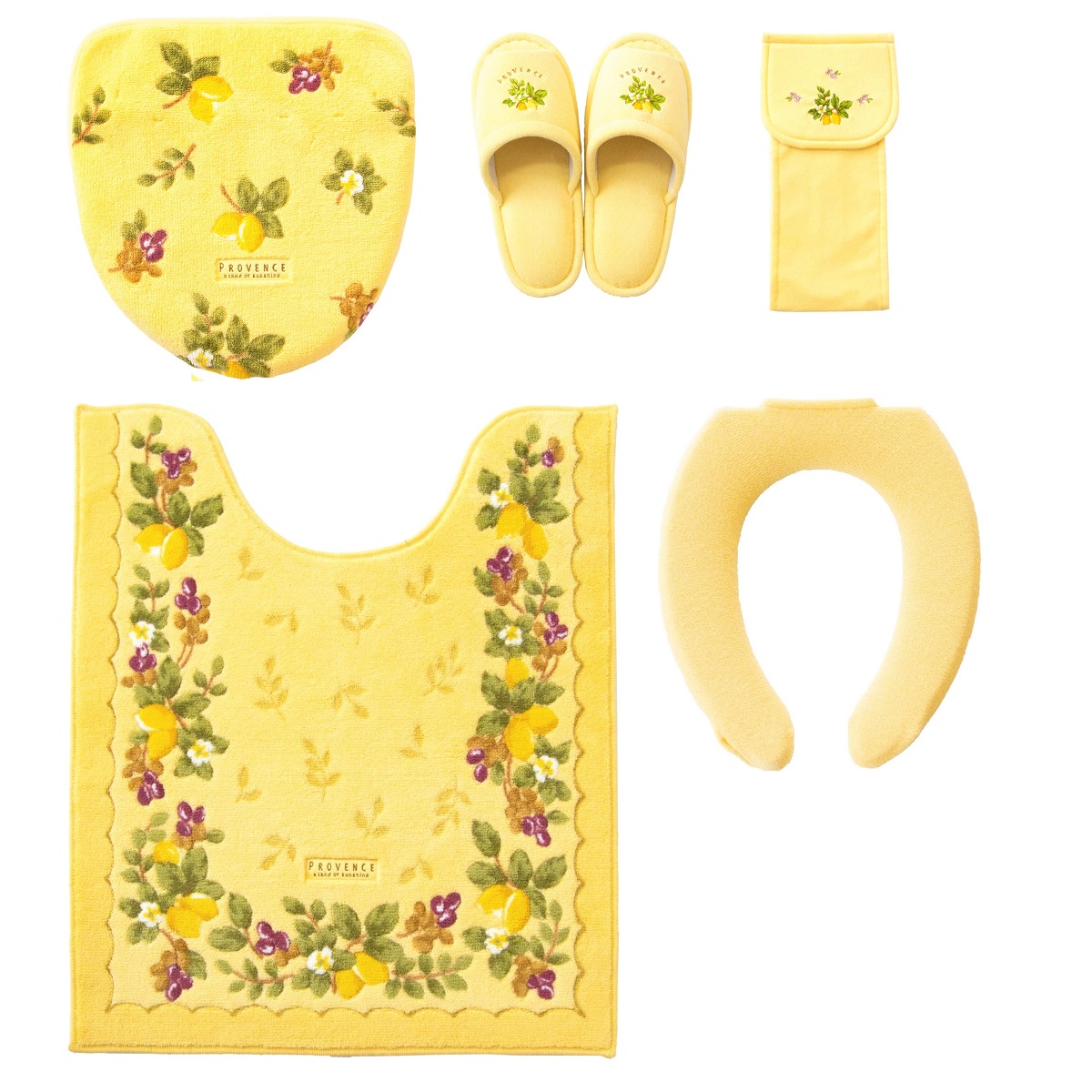 オカ ロング トイレマット セット プロヴァンス 北欧 グリーン 緑 風水