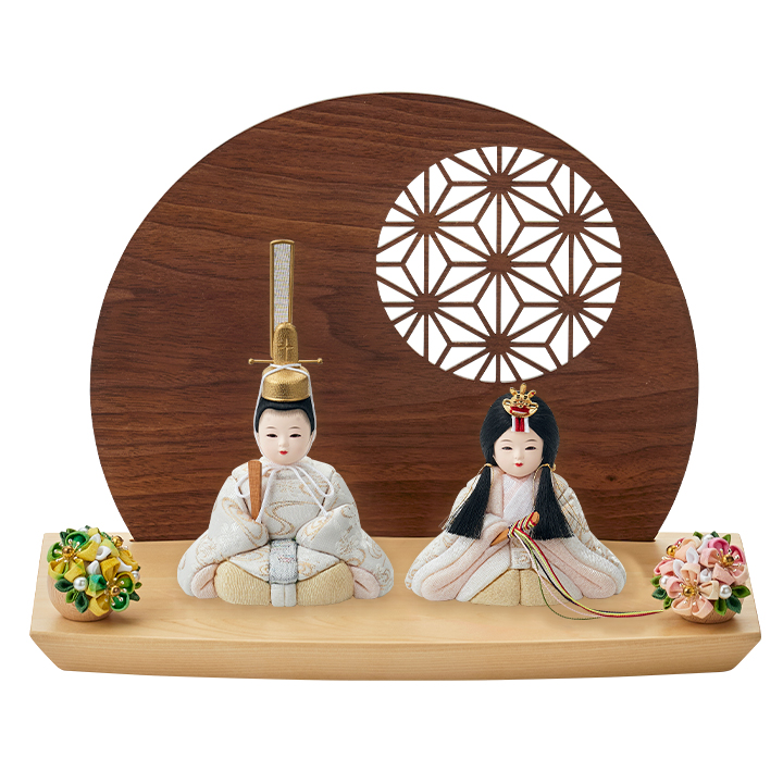 日本製 雛人形 ひな人形 コンパクト お雛様 ひな祭り 雛祭り 雛まつり